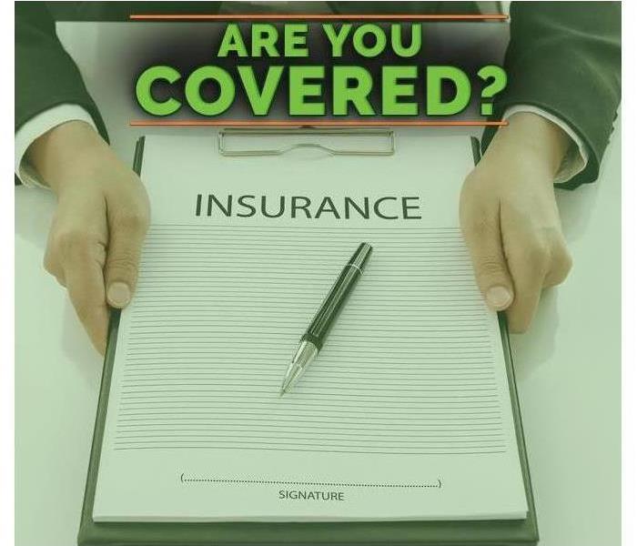 Image of Insurance papers with letters asking "Are you covered?" 